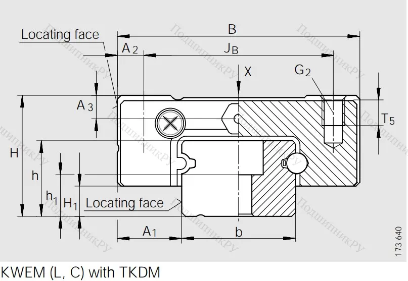 Направляющий рельс TKDM 15 G 2/B-220-10/10 в Волжском