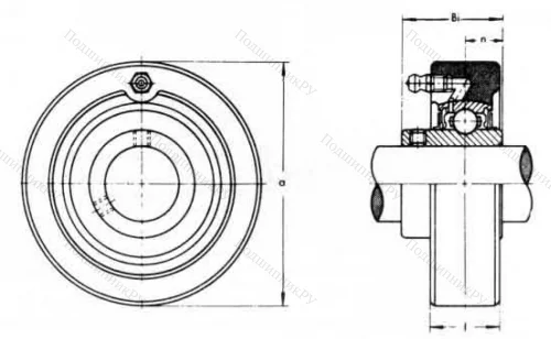 Подшипниковый корпус  C 208 (ASAHI) в Волжском Подшипниковый корпус  C 208 (ASAHI) в Волжском