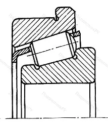 Подшипник  32324R (67624) размер 120x260x90,5 от производителя  SKF
