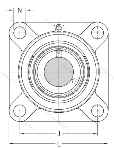 Подшипниковый корпус FY 510 M в Волжском
