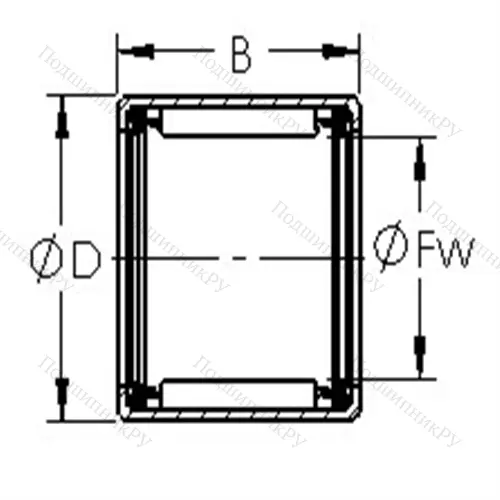 Подшипники игольчатые, дюймовая серия SCE 1210PP