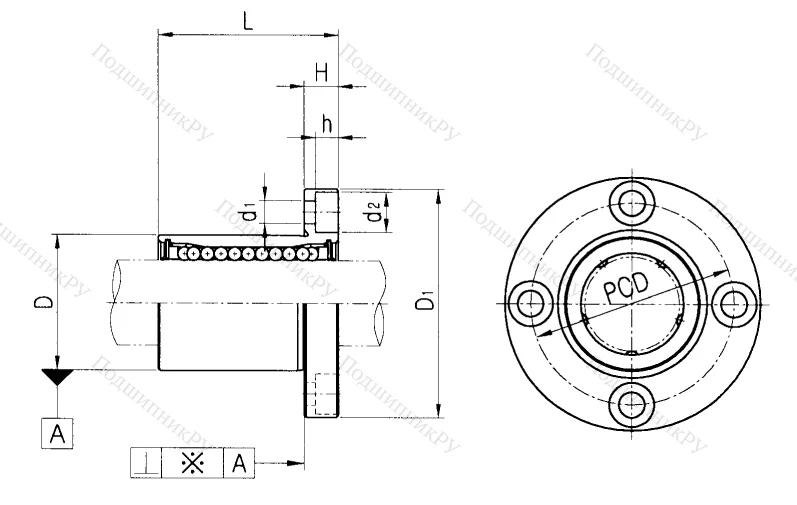 Подшипник LMF 30 UU в Волжском