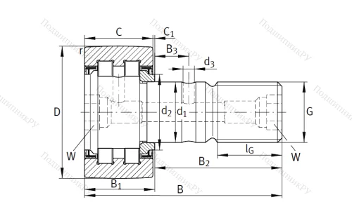 Подшипник PWKR 80 2RS от производителя  INA Подшипник PWKR 80 2RS от производителя  INA