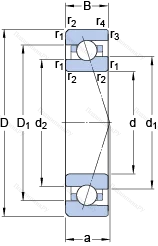 Подшипник 7013 ACDTP/HCP 4B в Волжском