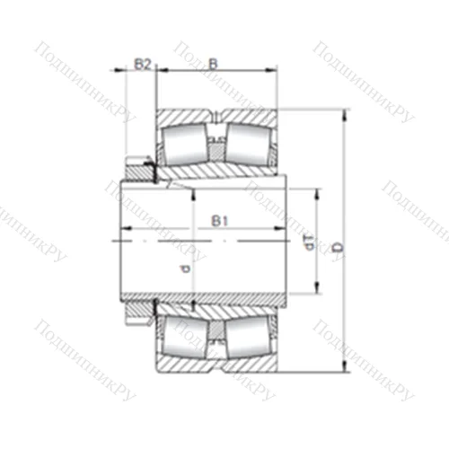Подшипник роликовый радиальный самоцентрирующийся 231/800 KCW 33+H 31/800 от производителя  CX Подшипник роликовый радиальный самоцентрирующийся 231/800 KCW 33+H 31/800 от производителя  CX
