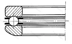 Подшипник  53411 (28411) размер 55x120x50,5 от производителя  SKF