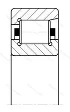 Подшипник  NF 416 (12416) размер 80x200x48