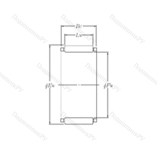 Подшипник игольчатый радиальный KBK 16?21?19.6X