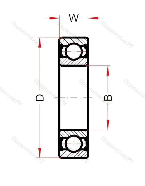 Высокотемпературный подшипник 6307 BHTS ZZ C 4 220°-280° (BECO) от производителя  BECO