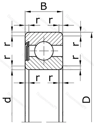 Шариковый однорядный подшипник 60120 (6020 Z) в Волжском