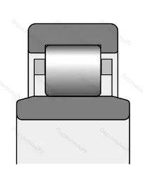 Модификация подшипника 6-2672122Р1 размер 110x170x33/36