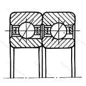 Подшипник  7322AC/DT (446322) размер 110x240x100 от производителя  SKF