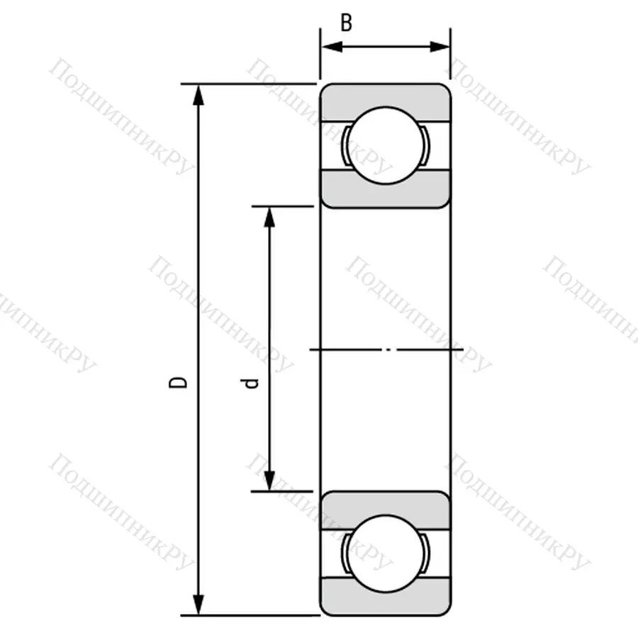 Модификация подшипника 1000081 размер 1x3x1 от производителя  CRAFT