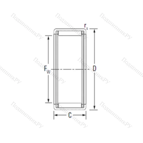 Подшипник игольчатый радиальный HK 0509 от производителя  KOYO