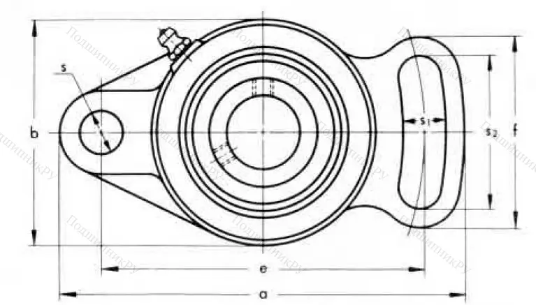 Подшипниковый корпус  FA 208 (ASAHI)