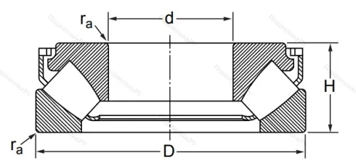 Упорный роликовый подшипник 29420 M (9039420 Л ГОСТ) в Волжском