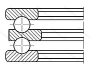 Модификация подшипника 38224 размер 100/120x170x68 от производителя  ГПЗ-1 Модификация подшипника 38224 размер 100/120x170x68 от производителя  ГПЗ-1