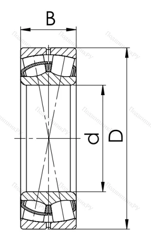 Сферический роликовый подшипник 53620 Н (22320 CCW 33) в Волжском