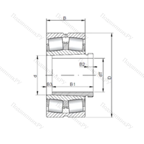 Подшипник роликовый радиальный самоцентрирующийся 24126 K 30CW 33+AH 24126 от производителя  CX