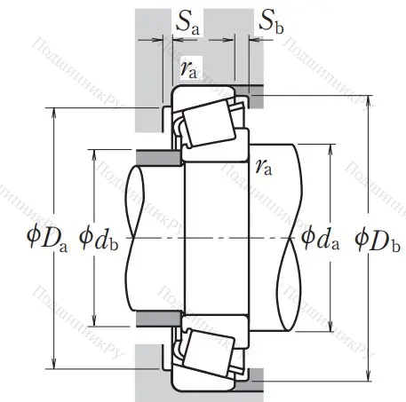 Конический роликовый подшипник