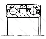 Модификация подшипника 456705 размер 25x42x23 от производителя  ГПЗ-200