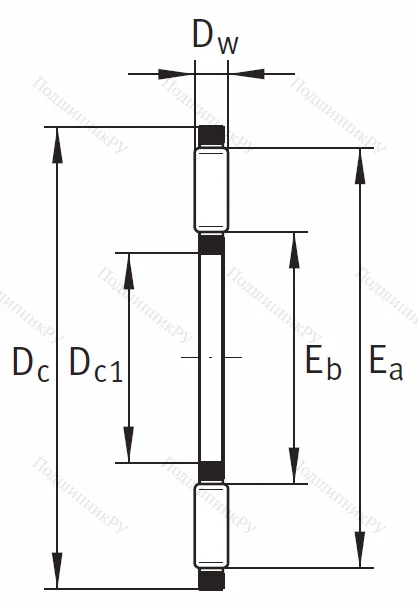 Игольчатый подшипник подшипник