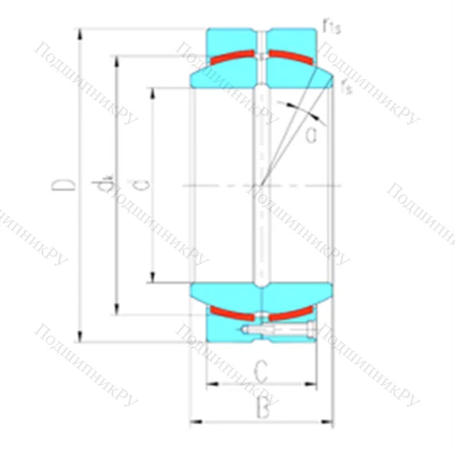 Подшипник скольжения сферический GEC 460HCS