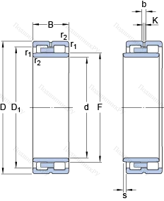Подшипник NNU 4972 B/SPW 33