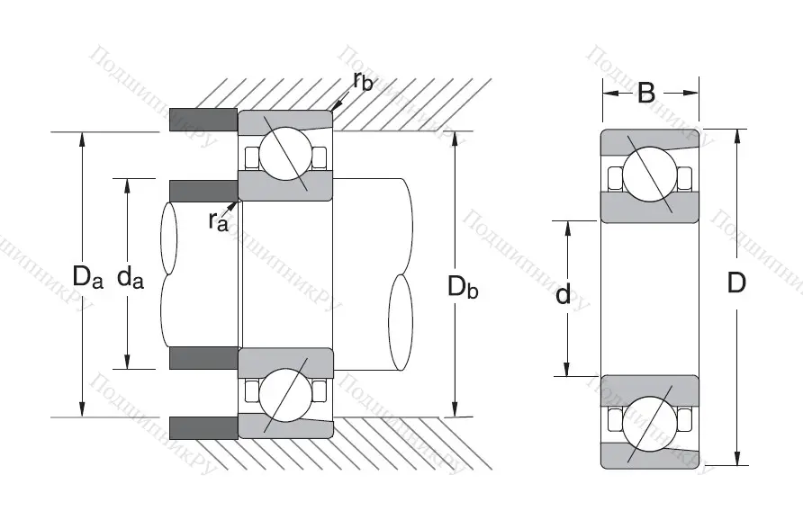 Сверхточный подшипник 7013 CTRSULP 3