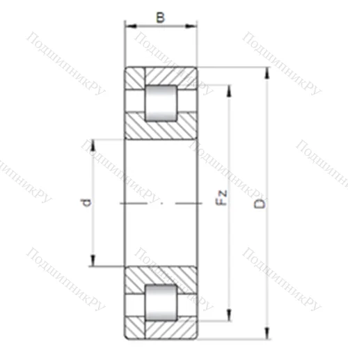 Подшипник роликовый радиальный NP 240