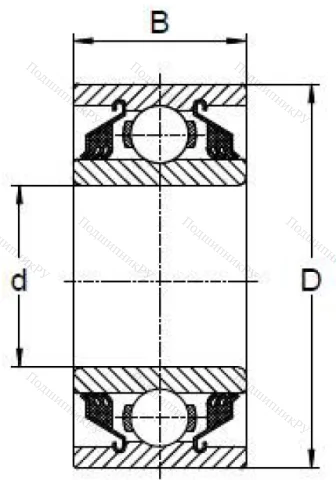 Радиальный шариковый подшипник W 211 PP 3 в Волжском