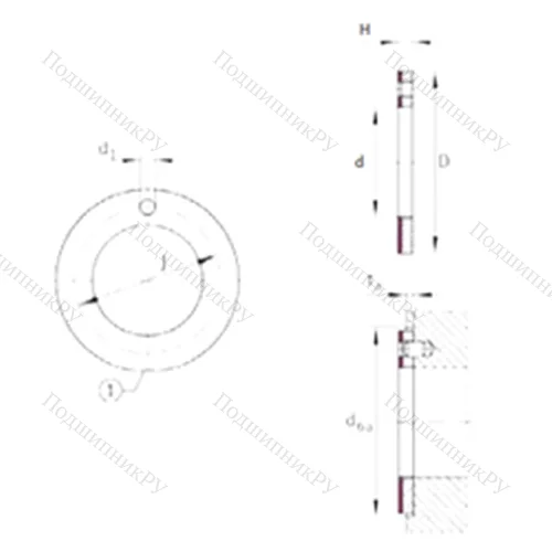 Подшипник скольжения EGW 10-E 40