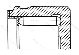 Модификация подшипника 704702К2 размер 16,305x30x25 МПЗ