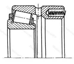 Модификация подшипника 17836Л размер 180x235x77,5 ГПЗ-15