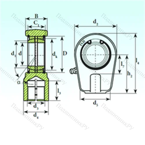 Подшипник скольжения сферический TAPR 460 N