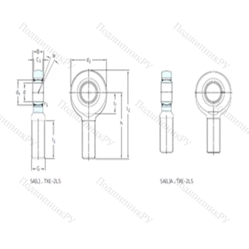 Подшипник скольжения сферический SAA 50TXE-2LS