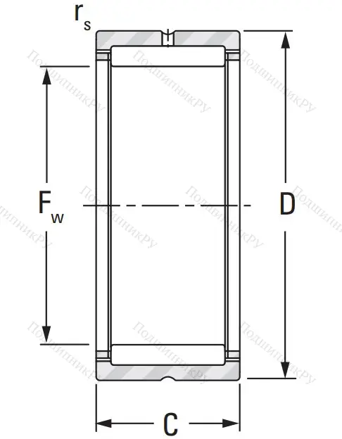 Игольчатый подшипник NK 30/30 A