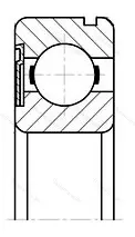 Подшипник  150301 (6301-ZN) размер 12x37x12