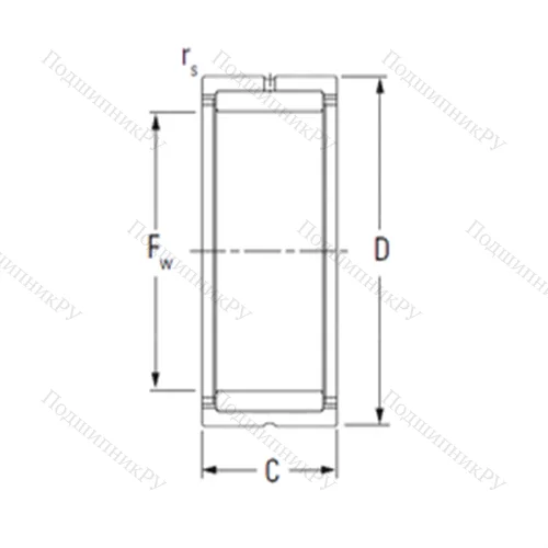 Подшипник игольчатый радиальный RNA 49/32R-1 от производителя  KOYO
