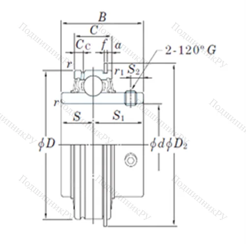 Подшипник шариковый радиальный ER 204-12 от производителя  KOYO