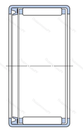 Игольчатый подшипник HK 1012 RS от производителя  SKF