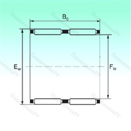 Подшипник игольчатый радиальный K 35x40x32 - ZW