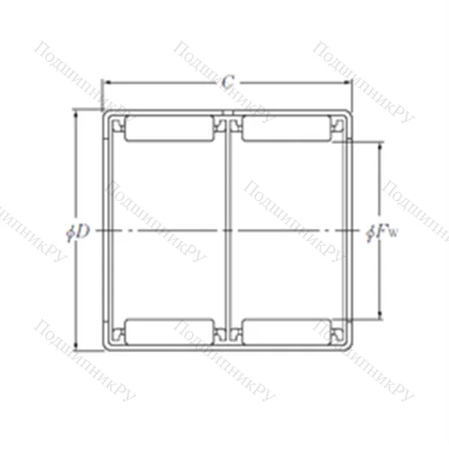 Подшипник игольчатый радиальный F-94251.2