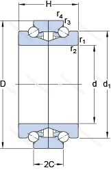 Подшипник BTW 55 CTN 9/SP