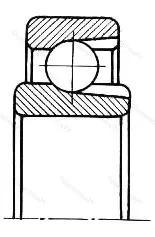 Подшипник  900809 размер 45x57x6