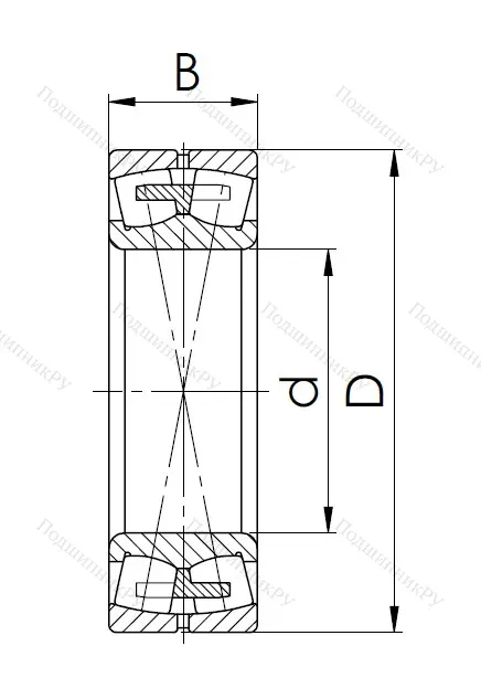 Сферический роликовый подшипник 3003220 АМН (23220 MBW 33) в Волжском