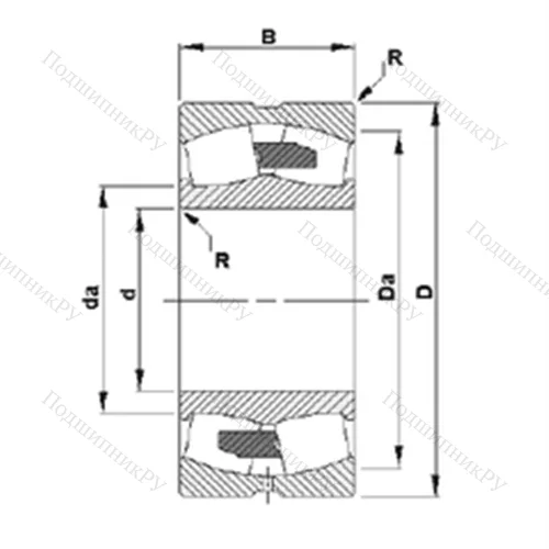 Подшипник роликовый радиальный самоцентрирующийся 241/900YMD от производителя  TIMKEN Подшипник роликовый радиальный самоцентрирующийся 241/900YMD от производителя  TIMKEN
