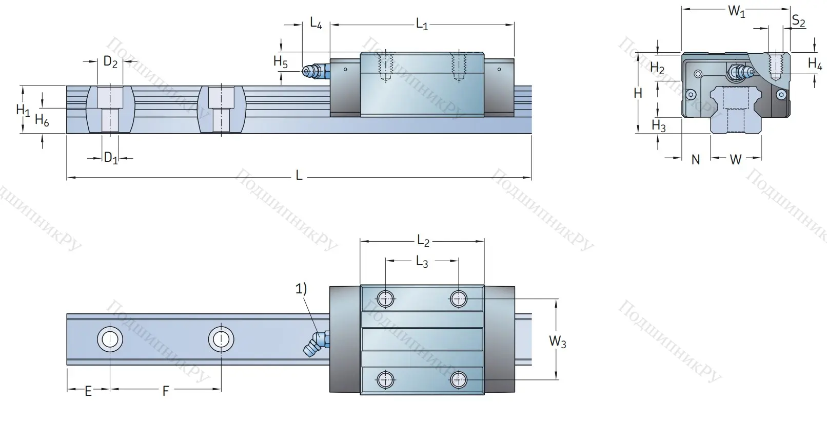 Каретка LLTHC 25 R-T 1 P 3 (M/P 010713) в Волжском