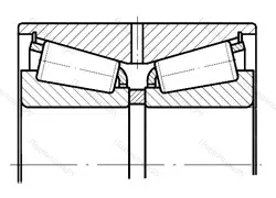 Подшипник  597026 размер 129,96x250x149,25
