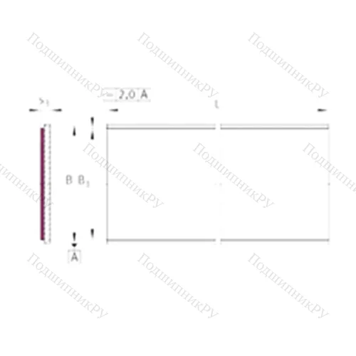 Подшипник скольжения EGS 30260-E 40-S 3E